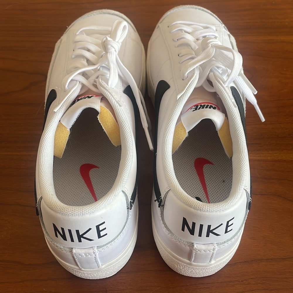 Nike Blazer Low Platform White Black Sail Grey Sneakers DJ0292-101 Women's - Picture 5 of 5
